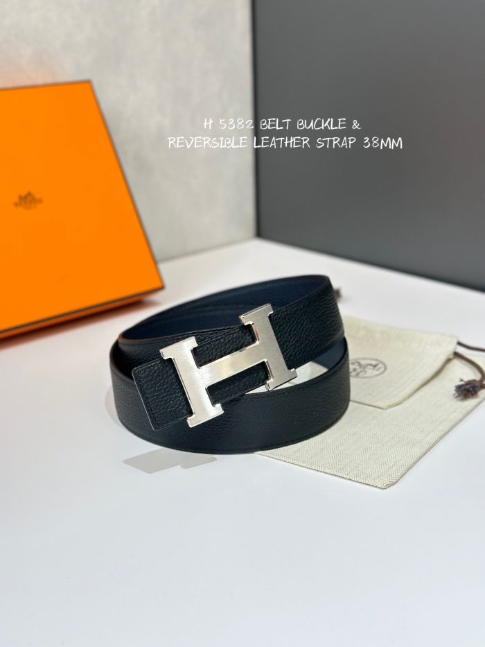 5382 BELT BUCKLE & REVERSIBLE LEATHER STRAMM