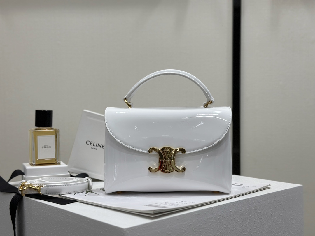 CELINE TEEN NINO Patent Calfskin Handbag