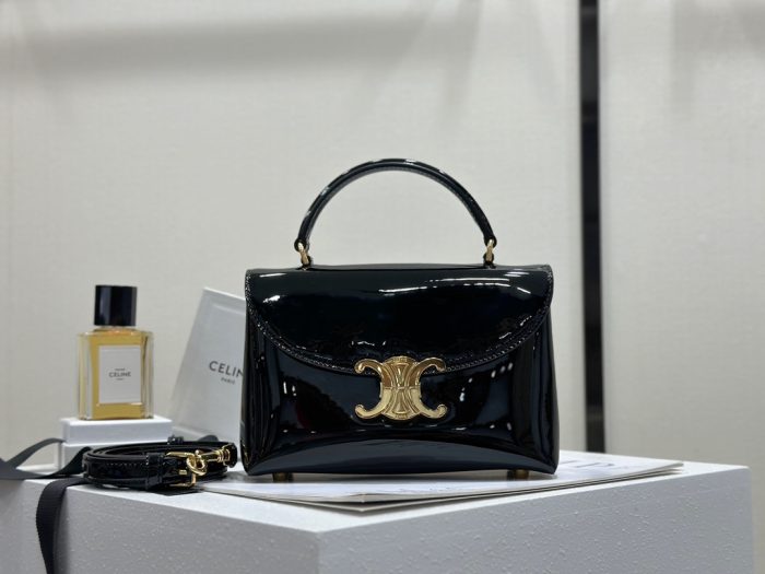 CELINE TEEN NINO Patent Calfskin Handbag